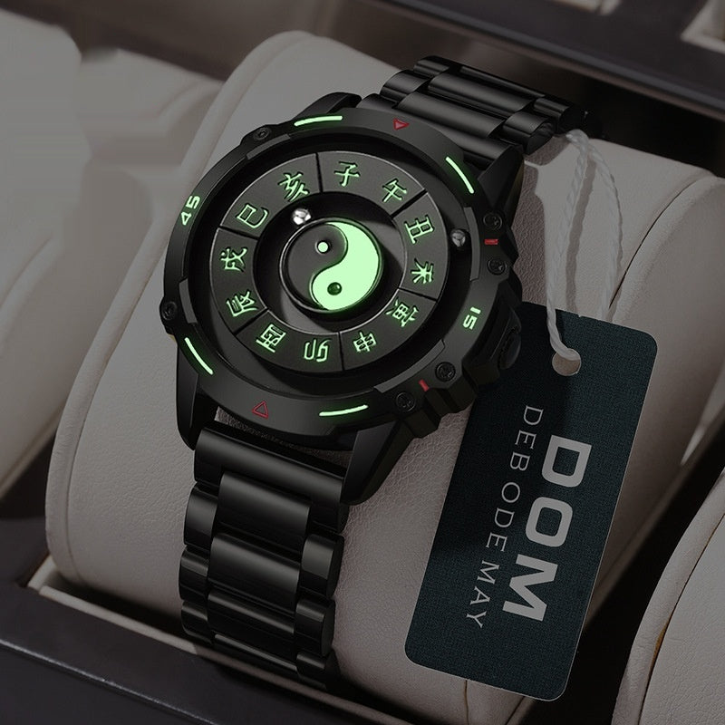 Bagua Maglev boule magnétique montre 12 heures