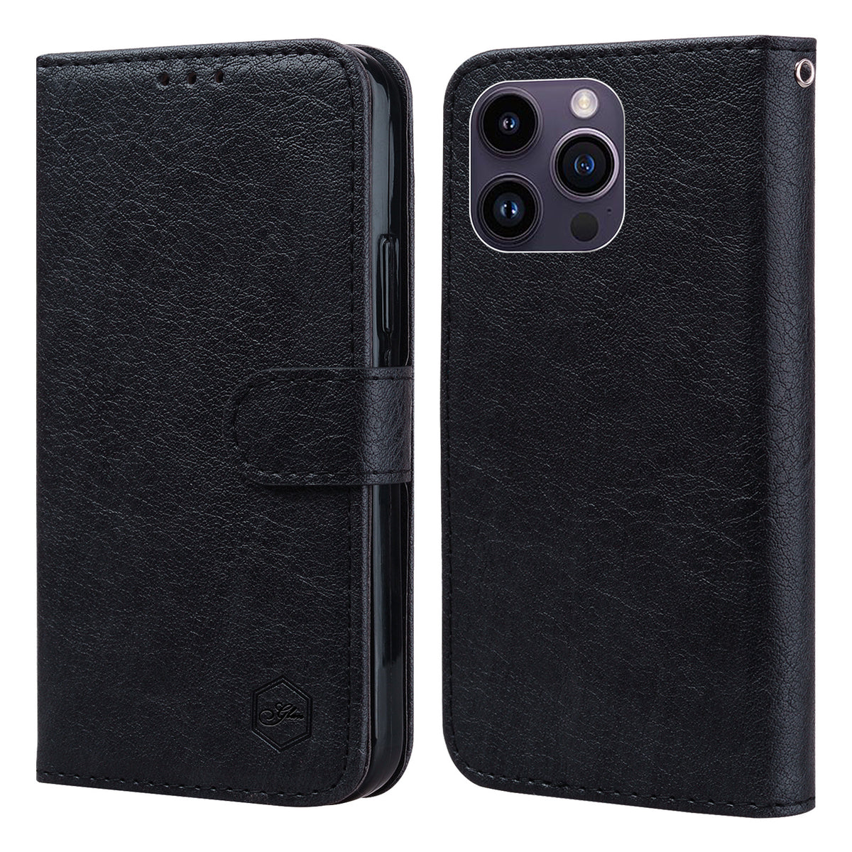 Solid Color Cloud Oil Leather Mobile Phone Leather Case Flip Protective Cover