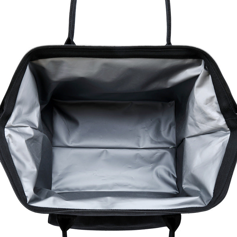 Sac à lunch Bento thermique Zipper Oxford Cloth Grande capacité