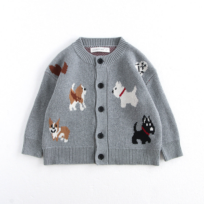 Chandail mignon pour chiot pour enfants