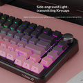 PBT Double-s Clapets gradués Tri-mode Clavier mécanique gravé latéralement