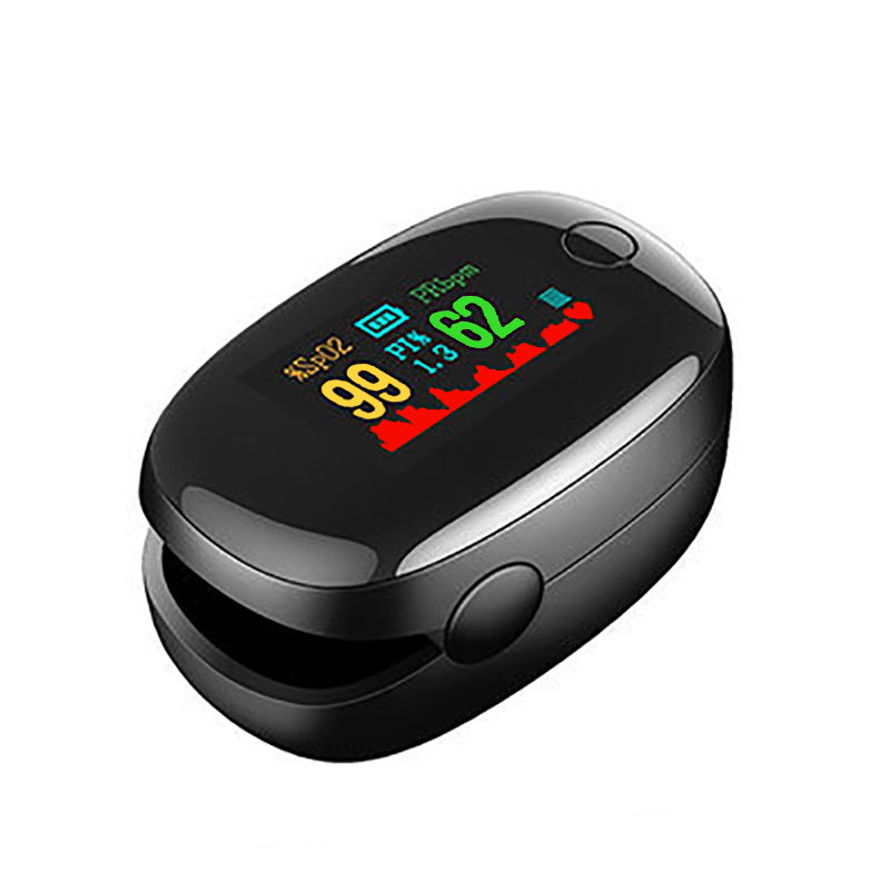 Oximètre pulsé à bout de doigts - OLED affichage sang Saturation d'oxygène et moniteur de fréquence cardiaque avec