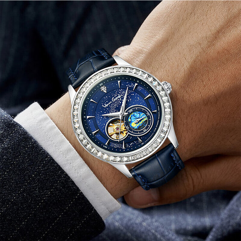 VanGogh Homme série Genève Art Montre mécanique automatique