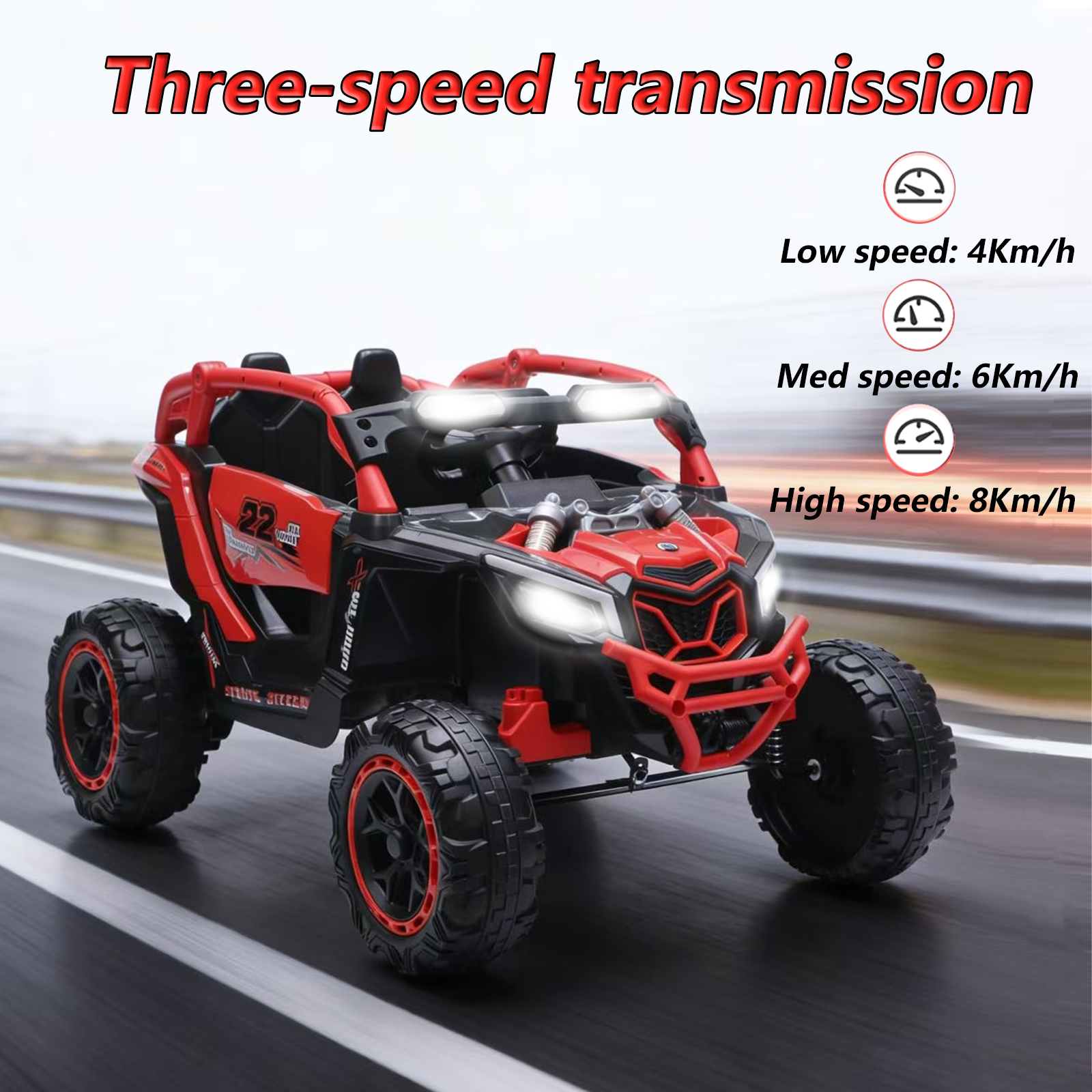24V 400W Enfants Ride On Car UTV W & Parents Télécommande
