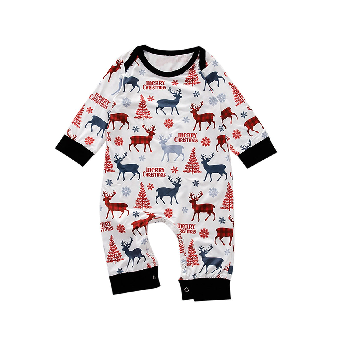 Father Christmas prints the parent-child home service costume