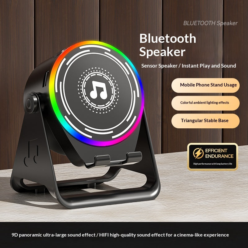 Support Smartphone sans fil avec haut-parleur Bluetooth