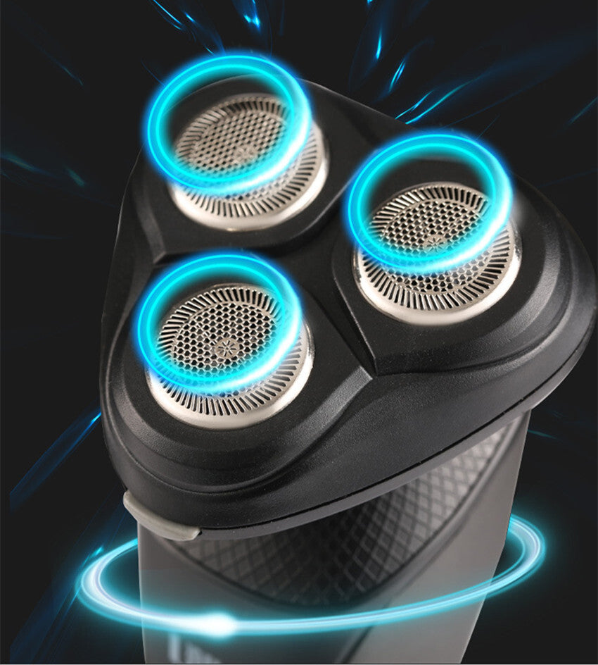 Électrique barbe Nez d'oreille Trimmer Hommes Rasoir Rasoir imperméable Pop-Up humide sans fil sec