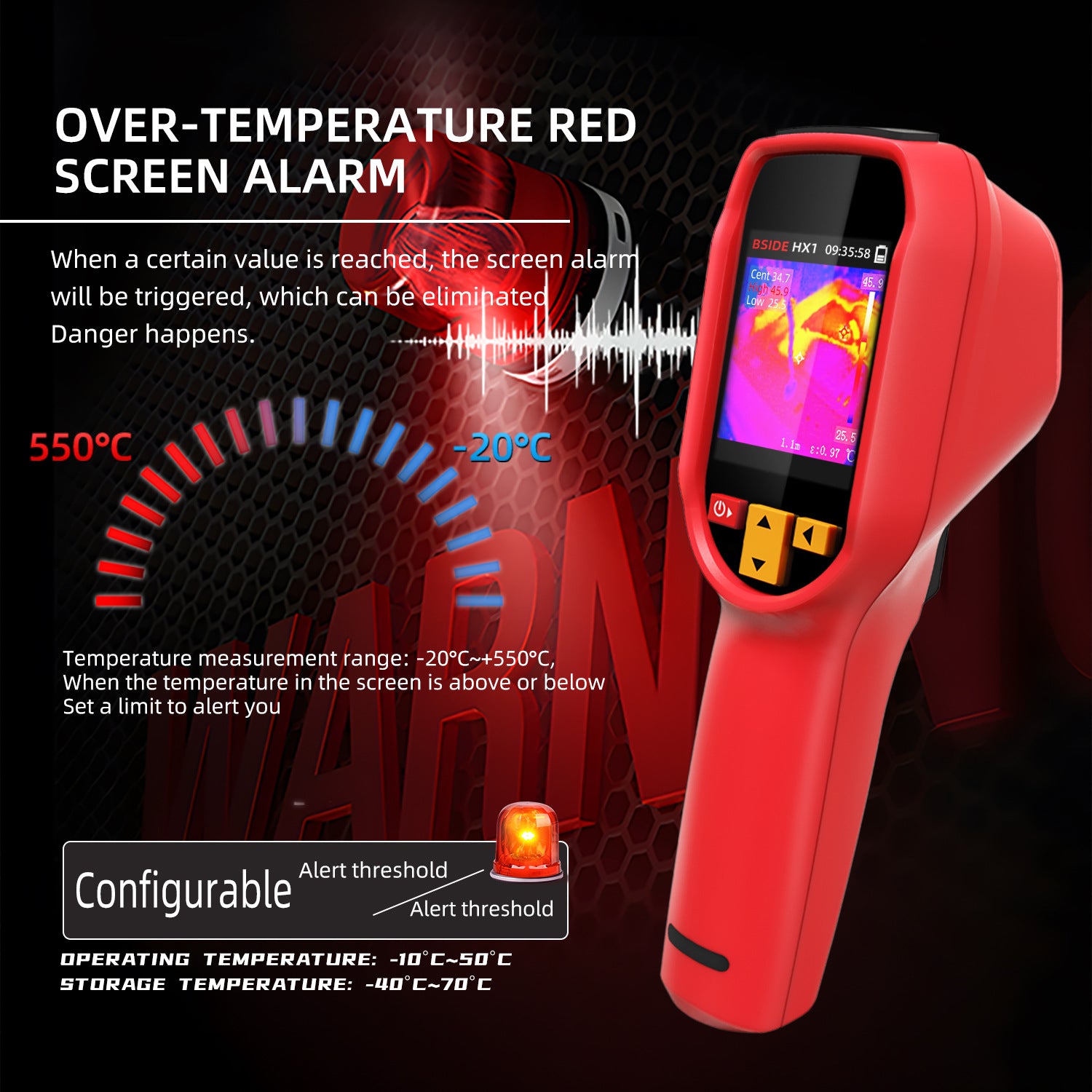 HX1 Imager thermique infrarouge à main en plastique