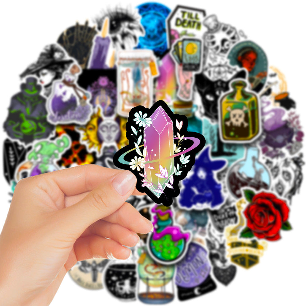 Stickers Imperméable de planche à roulettes pour ordinateur portable 50 feuilles