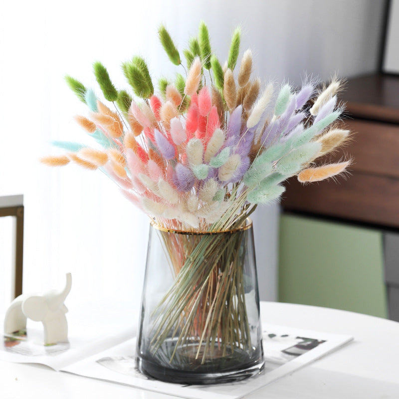 Accueil Décoration Ornements - Bouquet de fleurs séchées à l'herbe de lapin