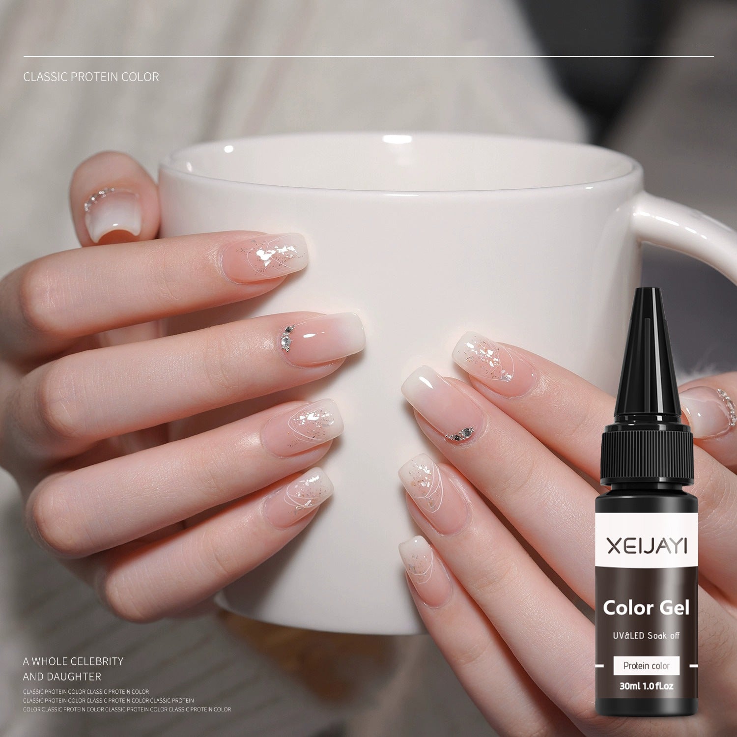 Macaron Gel d'ongle solide polonais