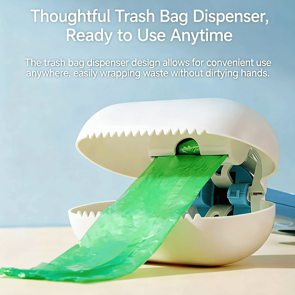Portable Pooper Scooper avec distributeur de sacs intégré