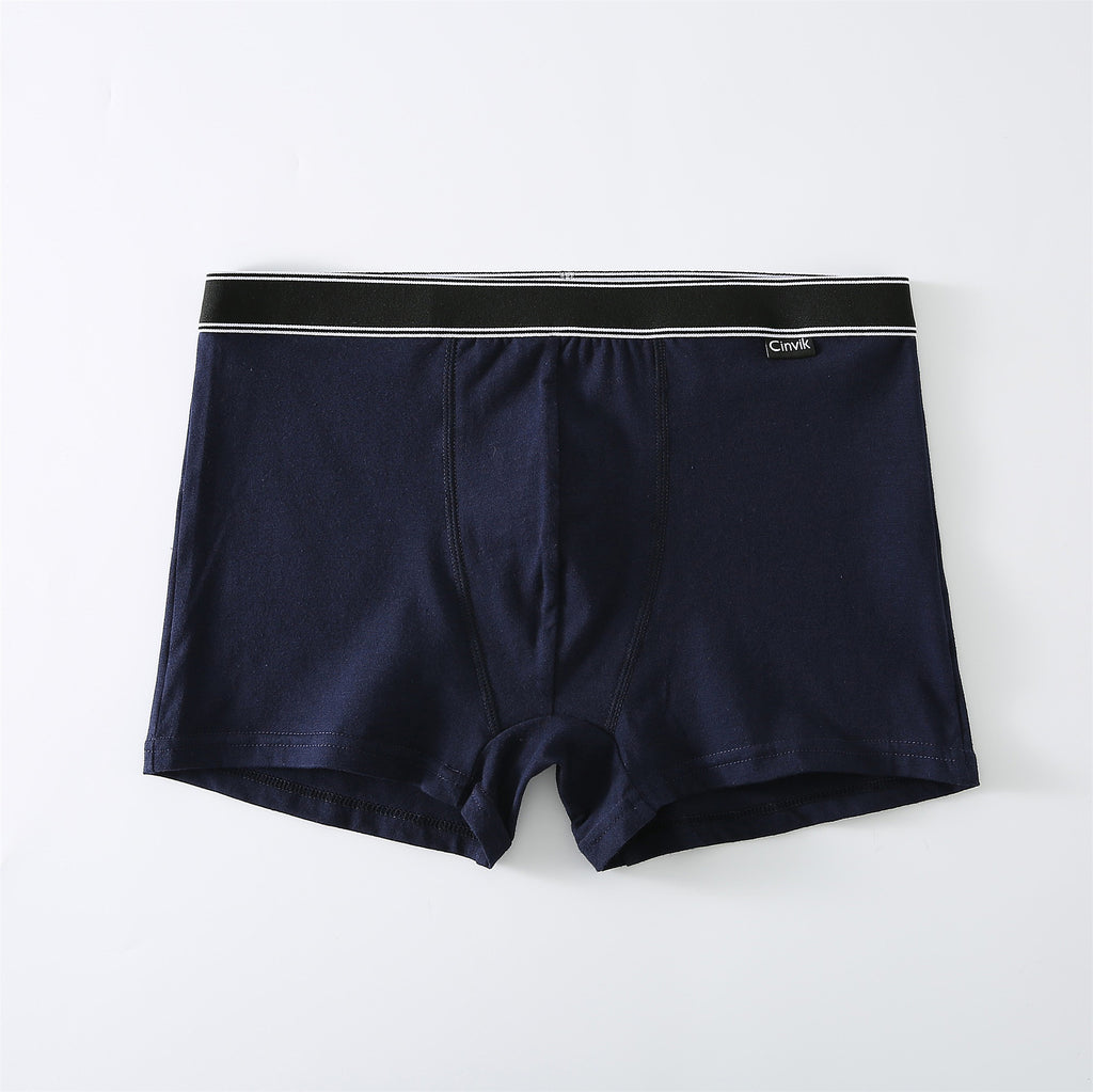 Sous-vêtements pour hommes en coton taille moyenne