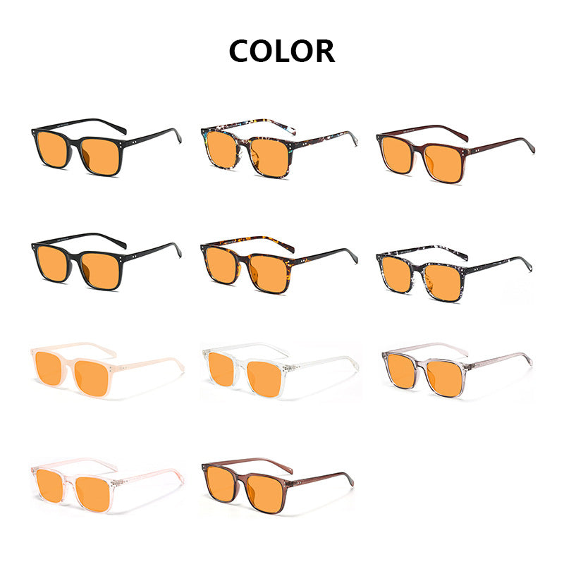 Changement de couleur 5025 Lunettes UV orange anti-bleu CR39