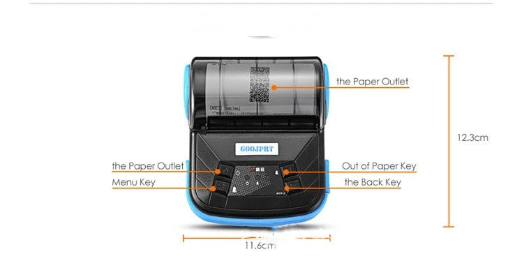 80mm Bluetooth Wireless Thermal Bill Printer