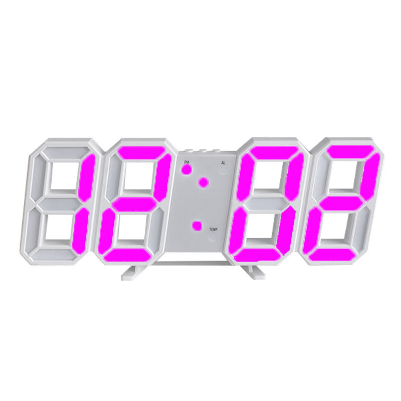 Horloge numérique murale LED électronique réveil cadeau Horloge Grande horloge température