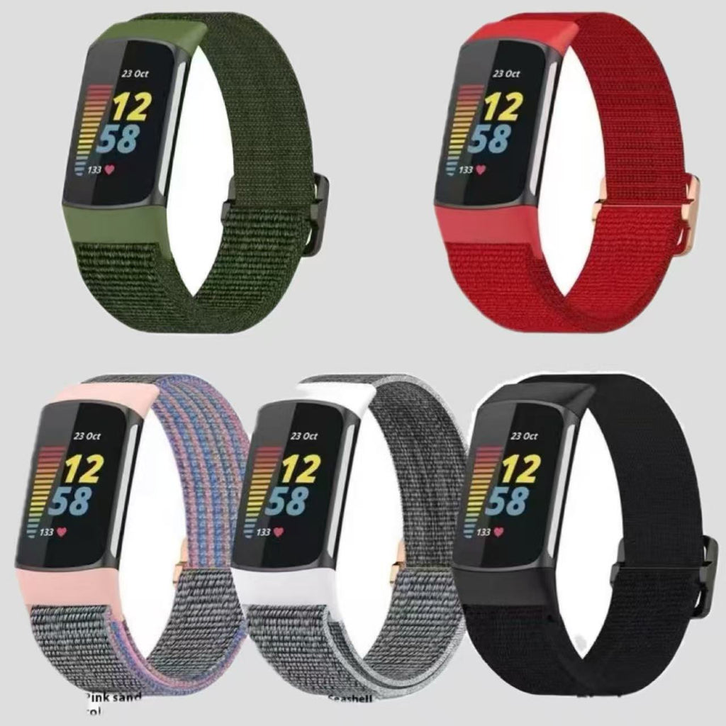 Bande de montre tissée en nylon élastique avec Shell