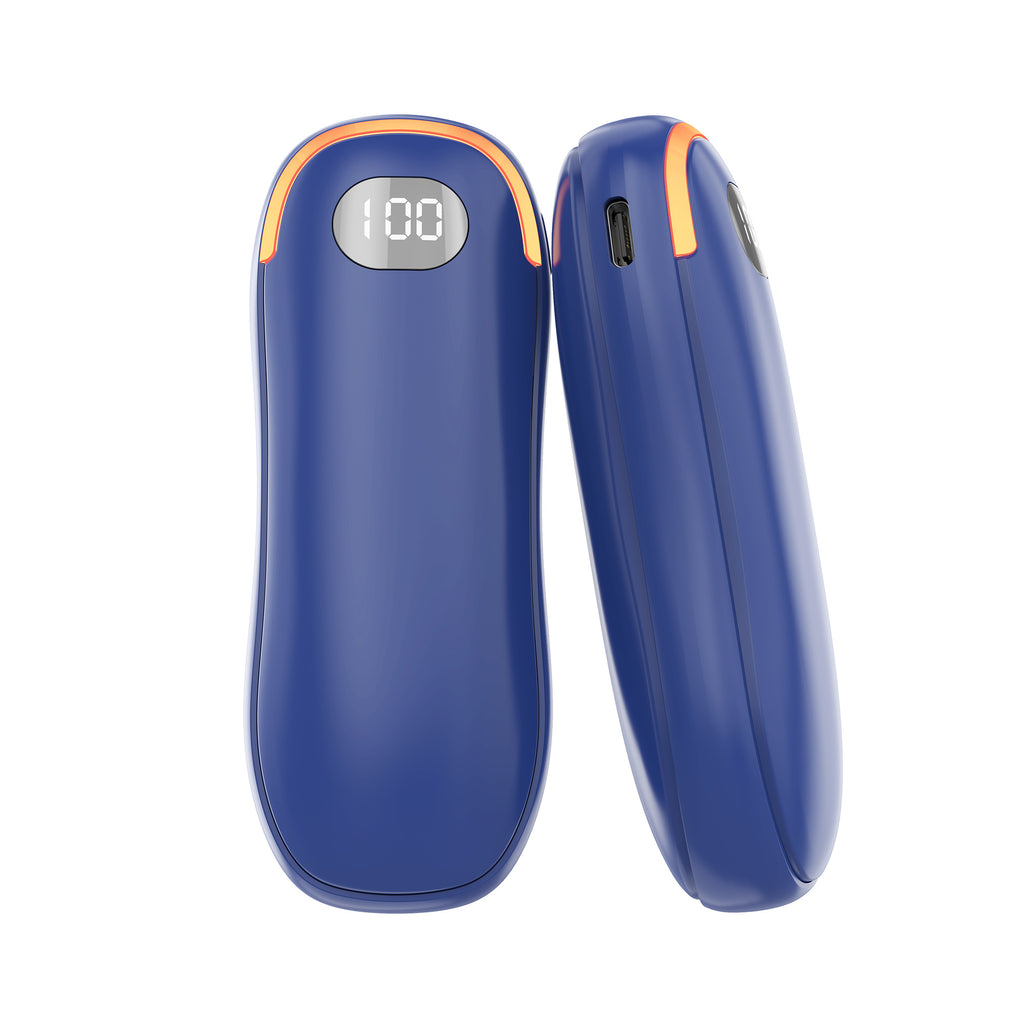 Power Bank Hand Warmer Affichage numérique Régulateur de température Double face chauffant Pad