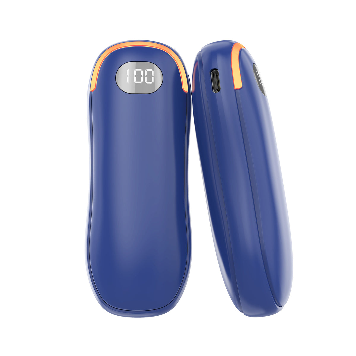Power Bank Hand Warmer Affichage numérique Régulateur de température Double face chauffant Pad