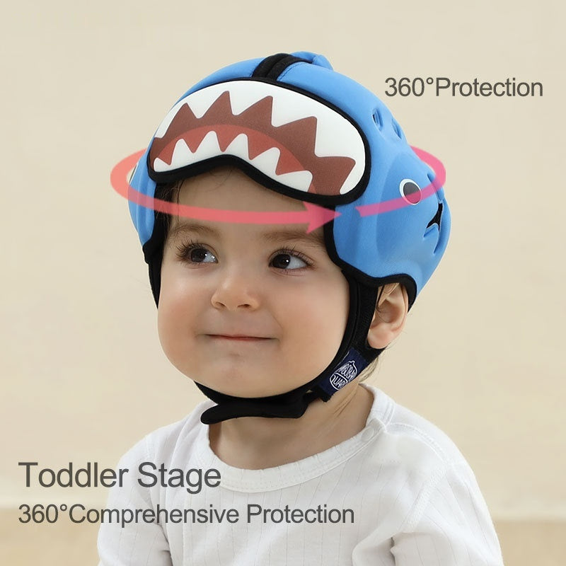 Casque bébé avec anti-automne réglable et anti-collision
