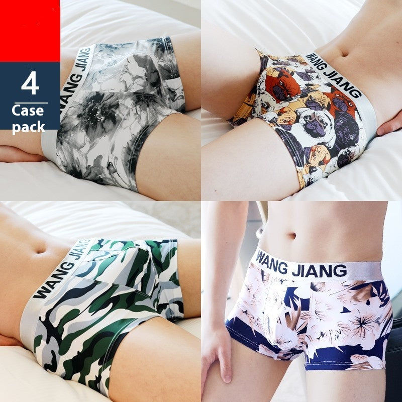 Sous-vêtements pour hommes Ice Silk Breathable Thin Boxers