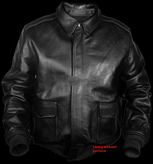 Manteau en cuir retro surdimensionné de la Force aérienne américaine