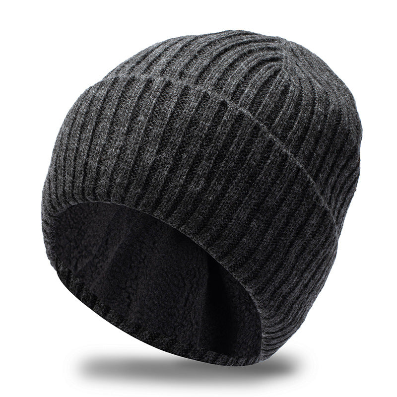 Chapeau d'hiver épais et chaud doublé de polaire