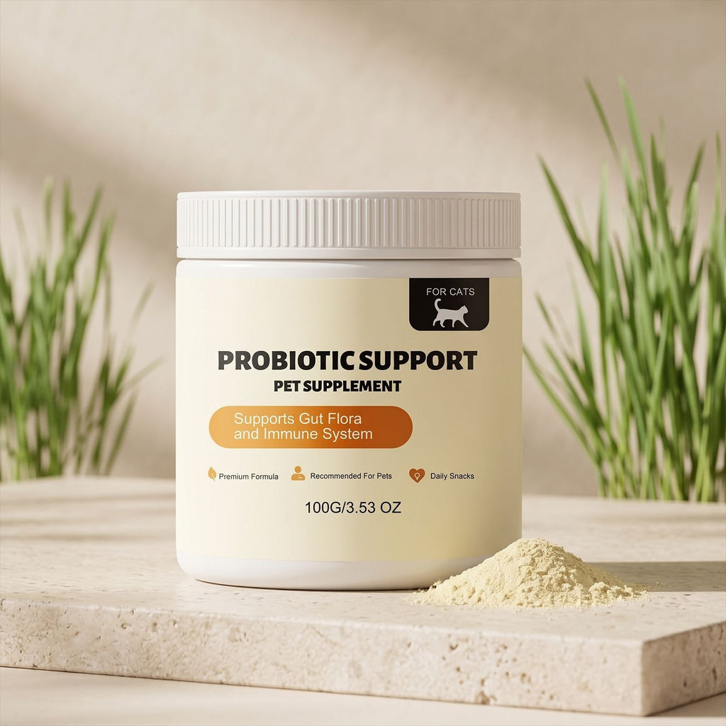 Poudre nutritive probiotique de chat Préparation légère Soins Intestinaux Alimentation quotidienne Supplément N