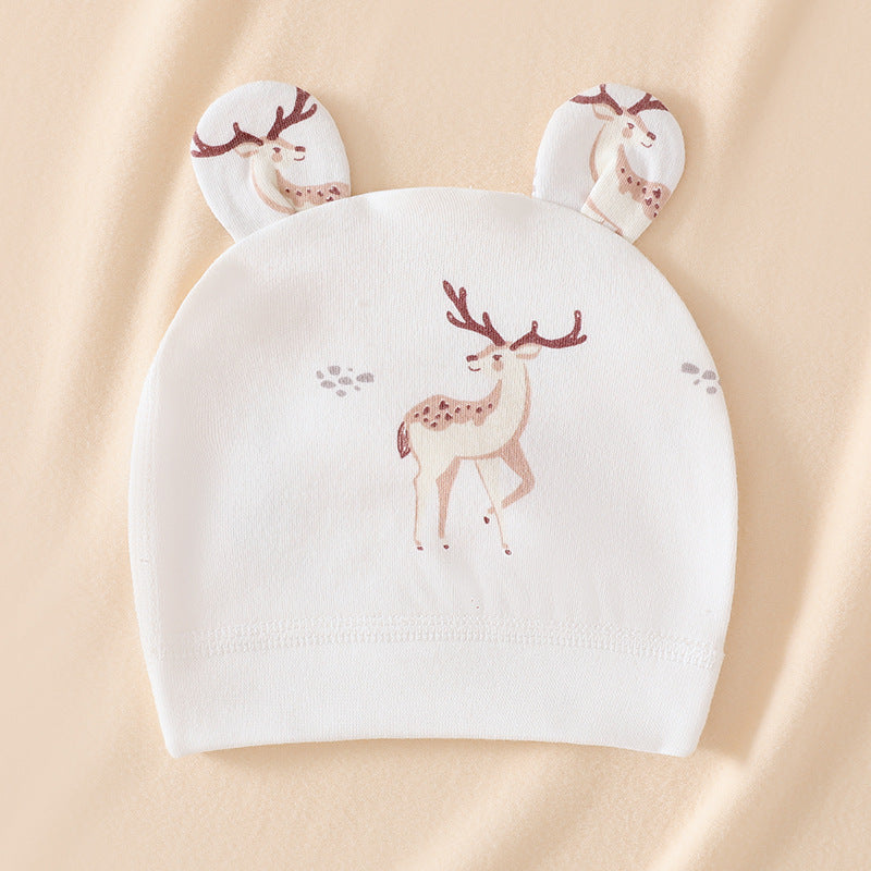 Chapeau bébé porte de protection en coton double couche