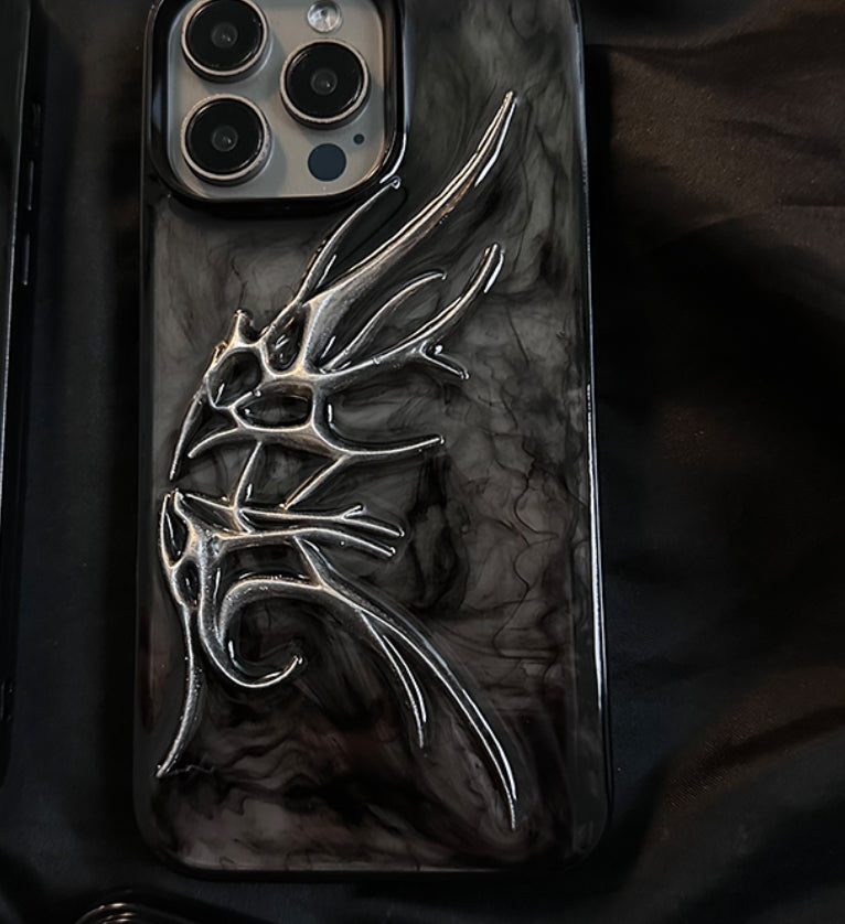 Étui de téléphone à trois dimensions à bloom simple