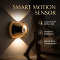 4PCS LED détecteur de mouvement de la lumière du mur magnétique rechargeable 3 modes de couleur 2700K 45