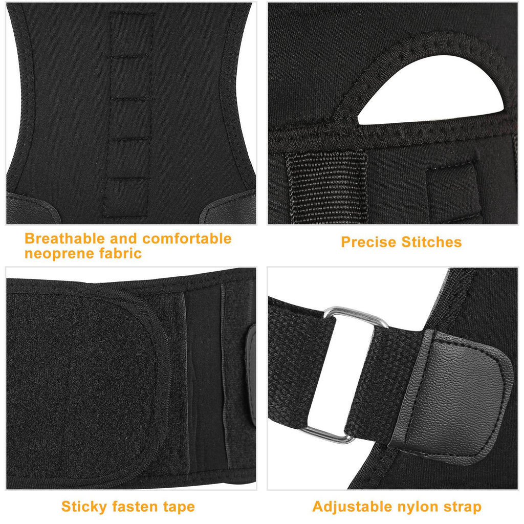 Unisex Posture Corrector Magnetic Lumbar Back Support Posture Belt Adjustable Upper
