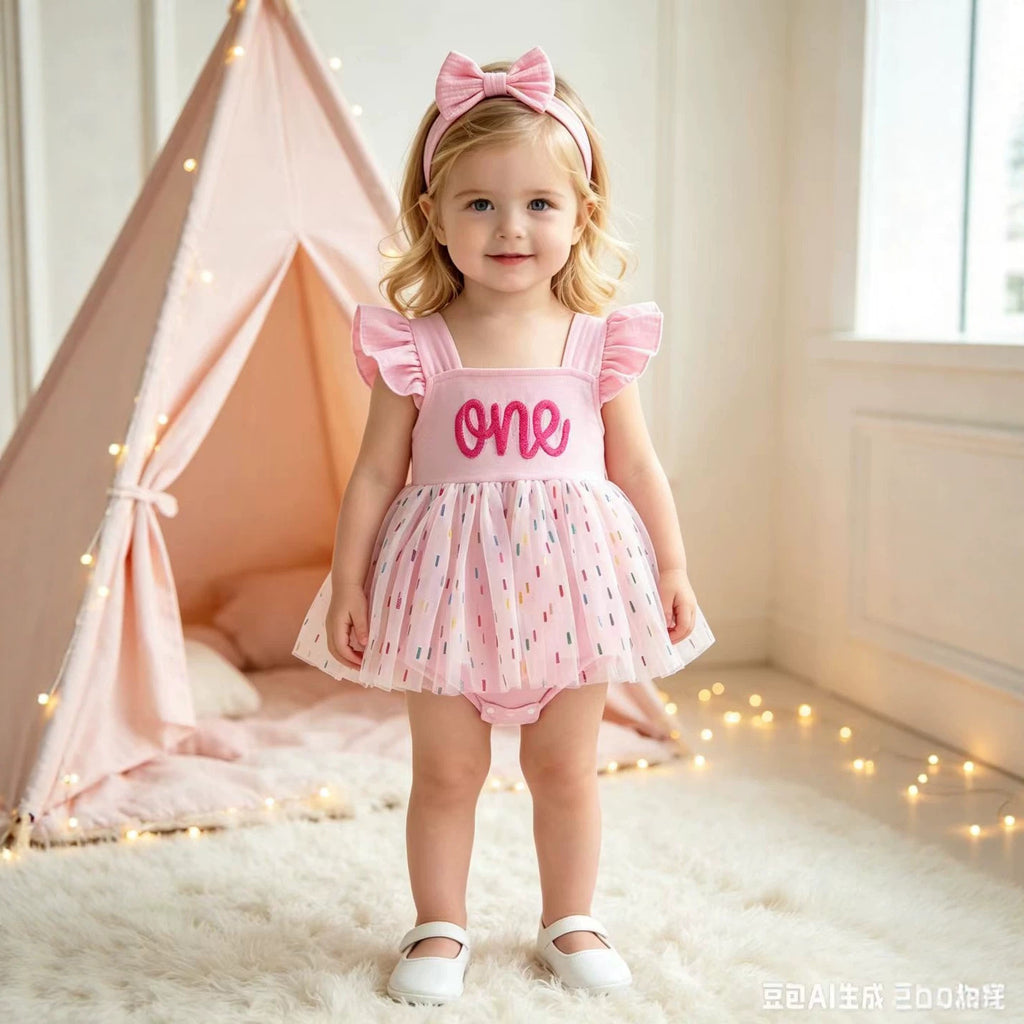 Robe de princesse onésie à double face