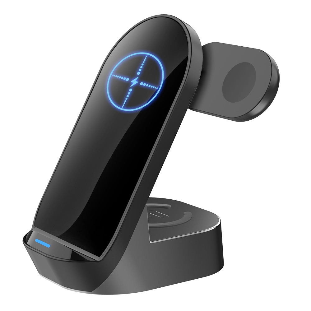 Support vertical pliable 3-en-1 pour chargeur sans fil 15W