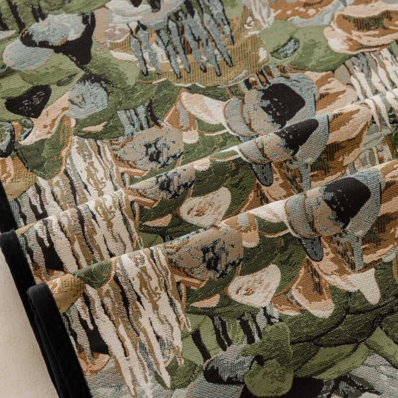 Retro Green Forest Bed Runner pour les lits