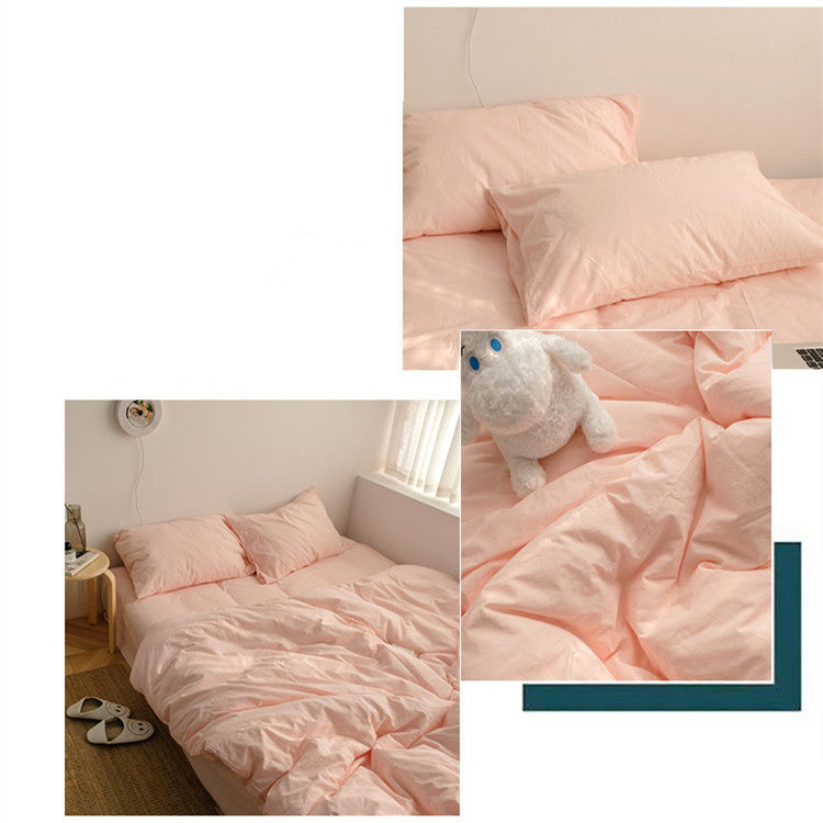 Couverture de quilt en coton lavé de couleur pure Produit unique