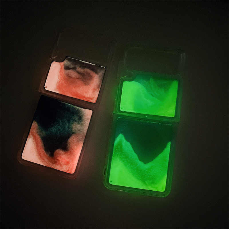 Lumineux Quicksand Zflip6 Housse de protection en silicone