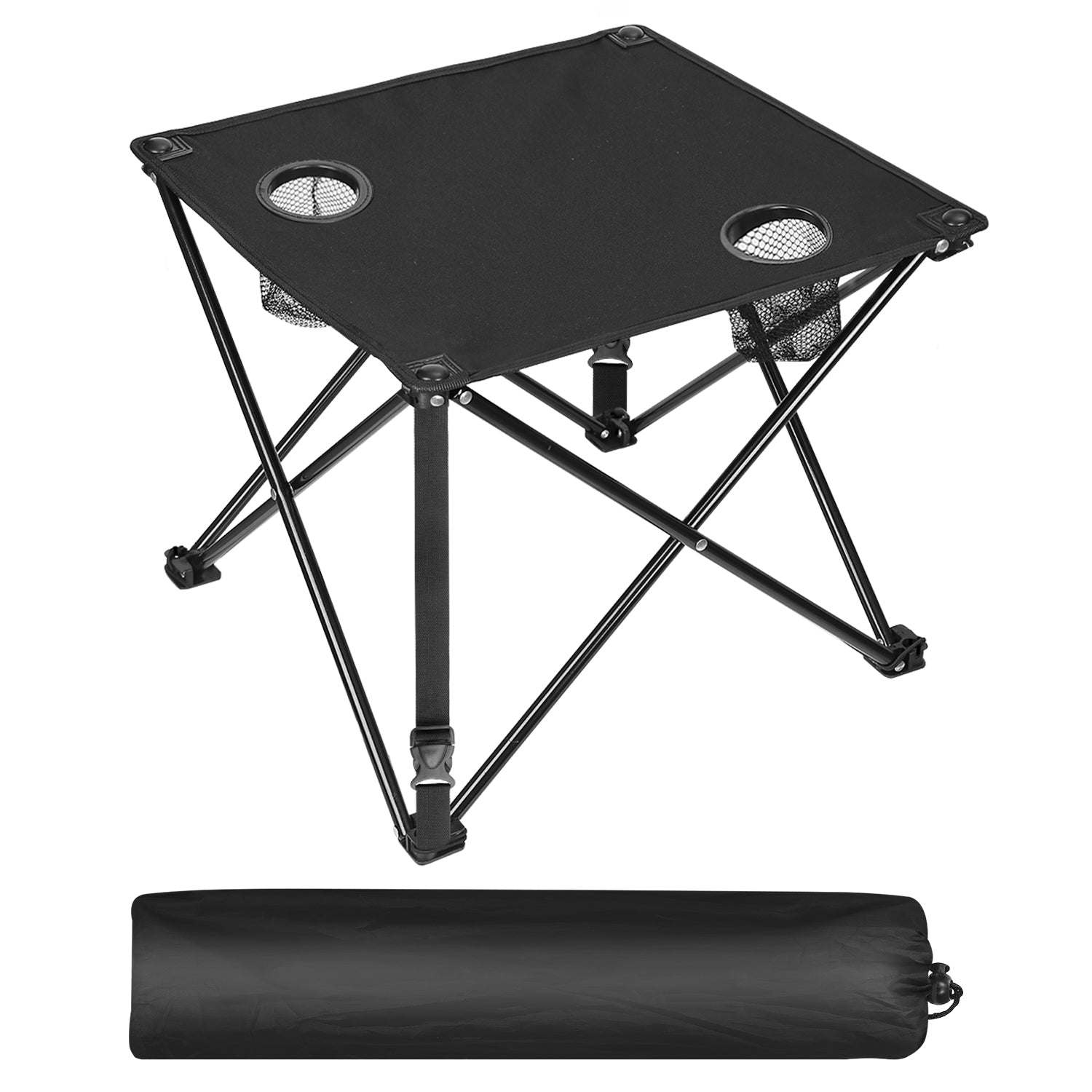 1Pc 2Pc Options Table de camping pliable Table de pique-nique portable Bureau de voyage léger avec