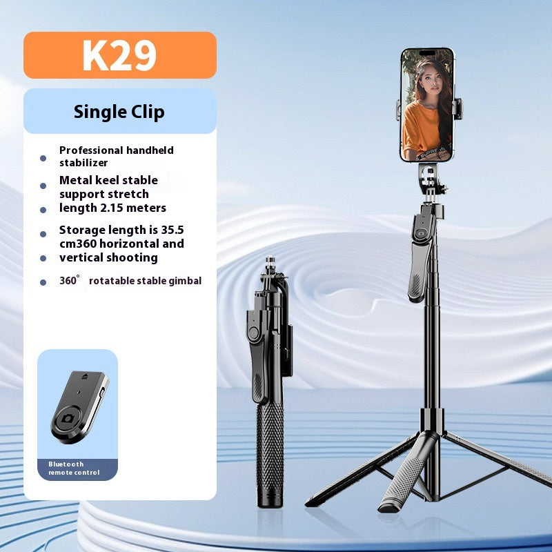 Téléphone portable Bluetooth Selfie Stick Stabilizer Sol Stand