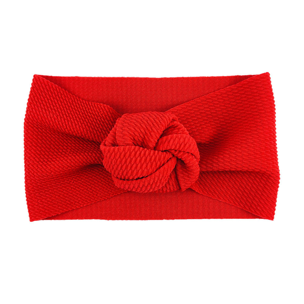 Bébé Twill Bubble Rose fleur bandeau Instagram style enfants accessoires de cheveux