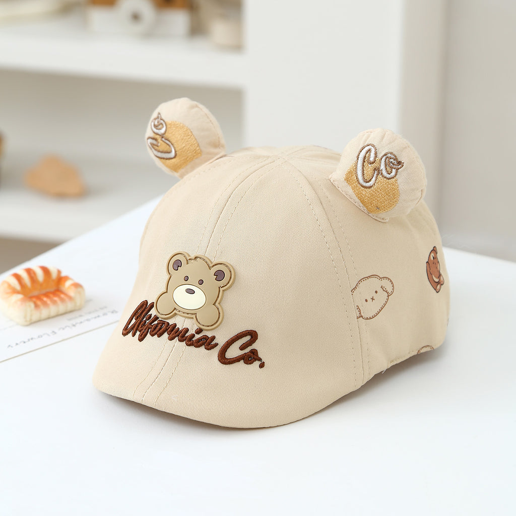 Ours des enfants en forme d'oreille en forme de lettre Tirage en trois dimensions de l'ours en peluche Cartoon