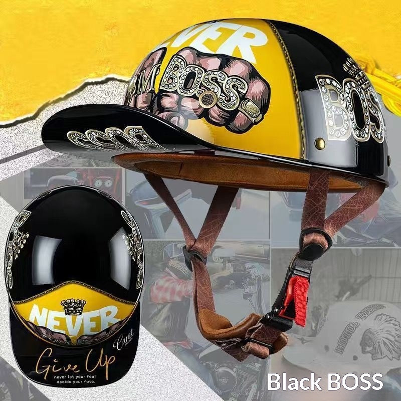 Casque Cap de baseball élégant rétro à la mode