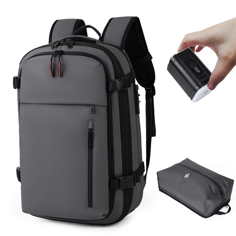 Sac à dos de compression de grande capacité avec charge USB pour les voyages courts Et Voyage