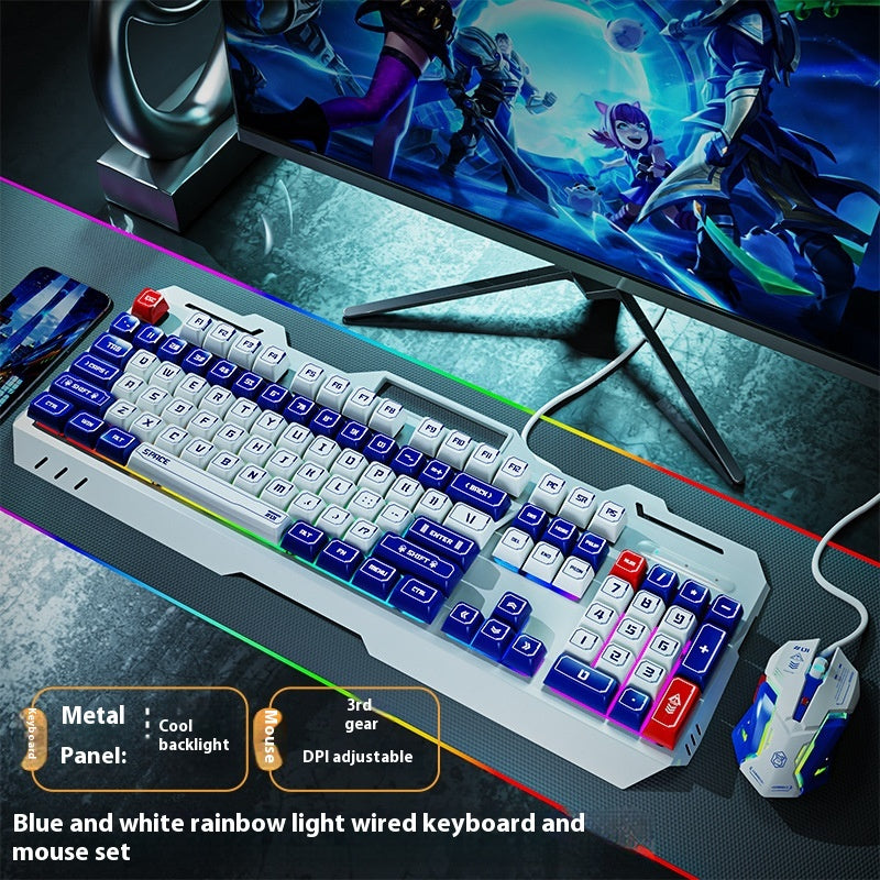 Clavier filaire mécanique Feeling jeu électronique de bureau de sport ordinateur Mute