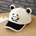 Le cap de baseball d'automne bébé enfant mignon animal en trois dimensions oreille Corduroy