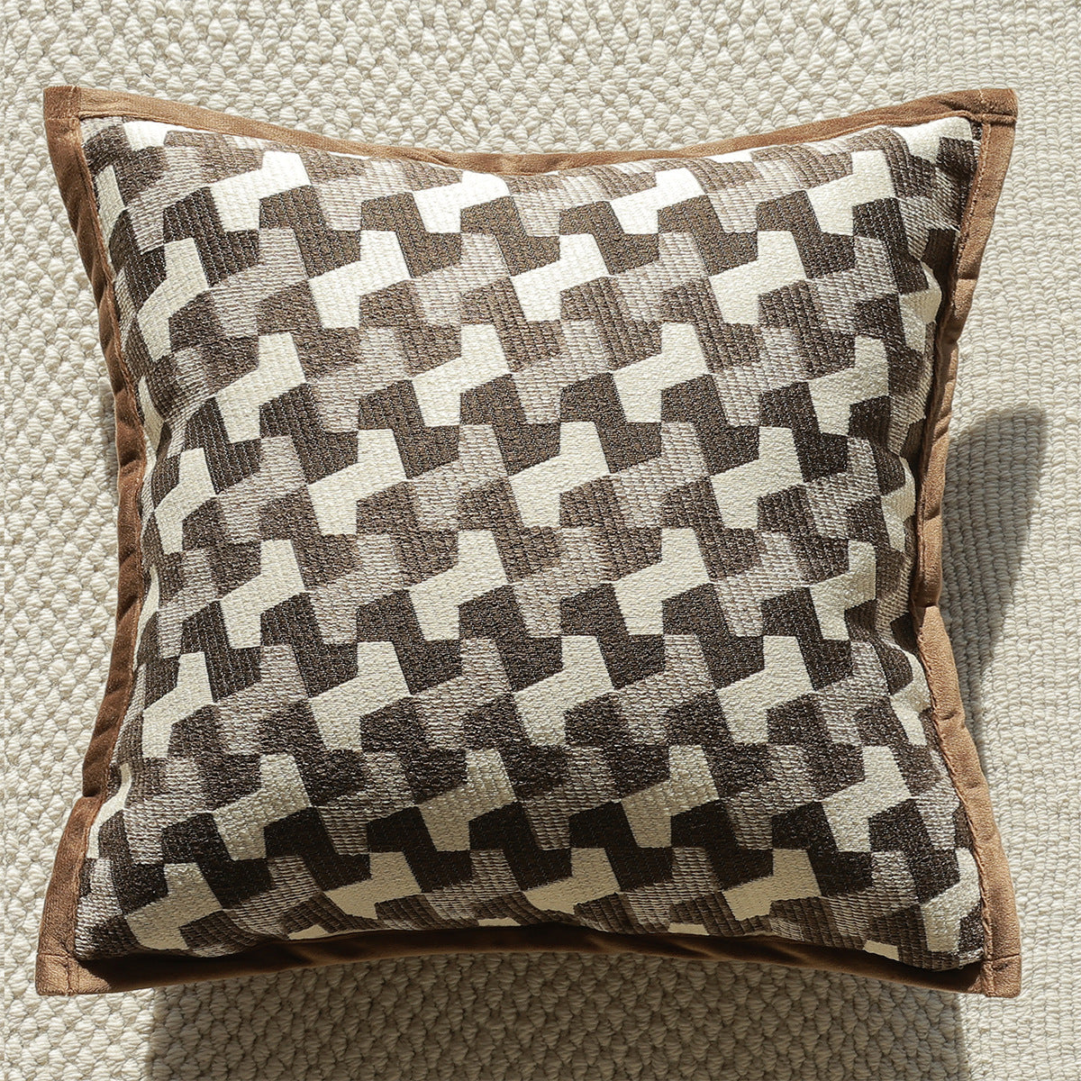 Nordic Vintage Salon Jacquard housses d'oreiller