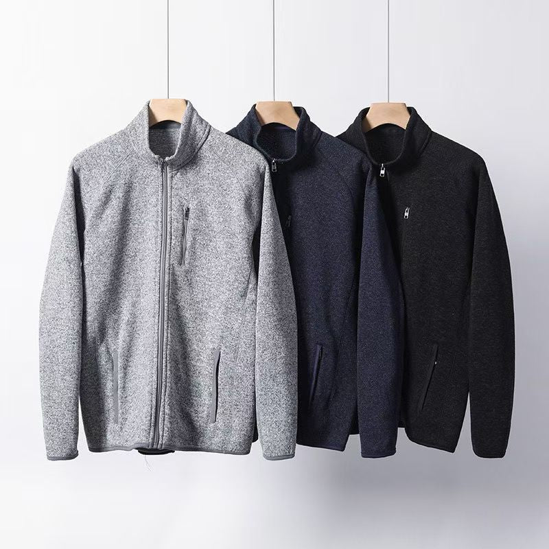 Veste en peluche pour hommes