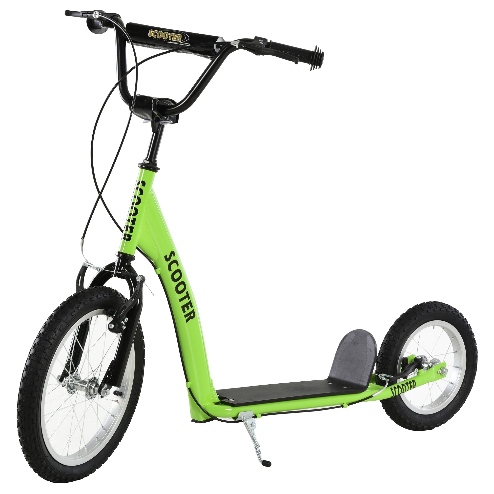Scooter jeune avec barre réglable