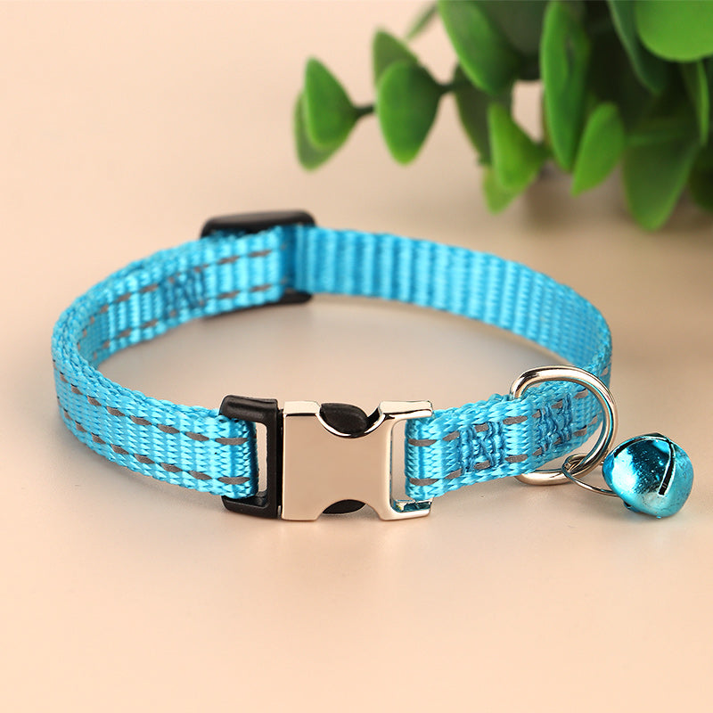 Collier de collier de chat antidérapant gravé