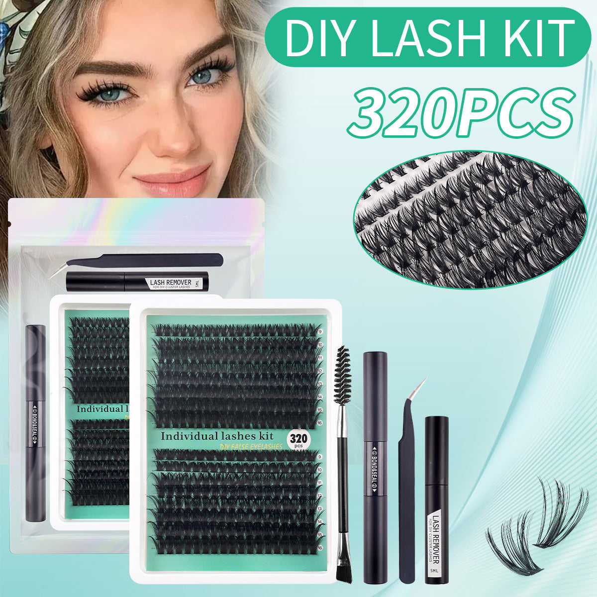 Women's DIY Section False Eyelashes
